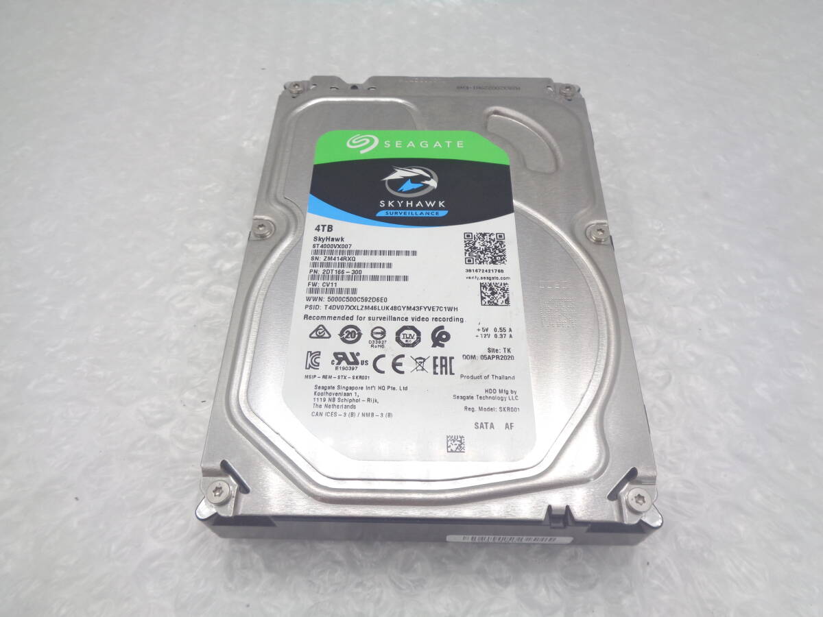 Seagate SkyHawk 4TB 内蔵型HDD 中古 Yahoo!オークション -「skyhawk」(コンピュータ) の落札相場