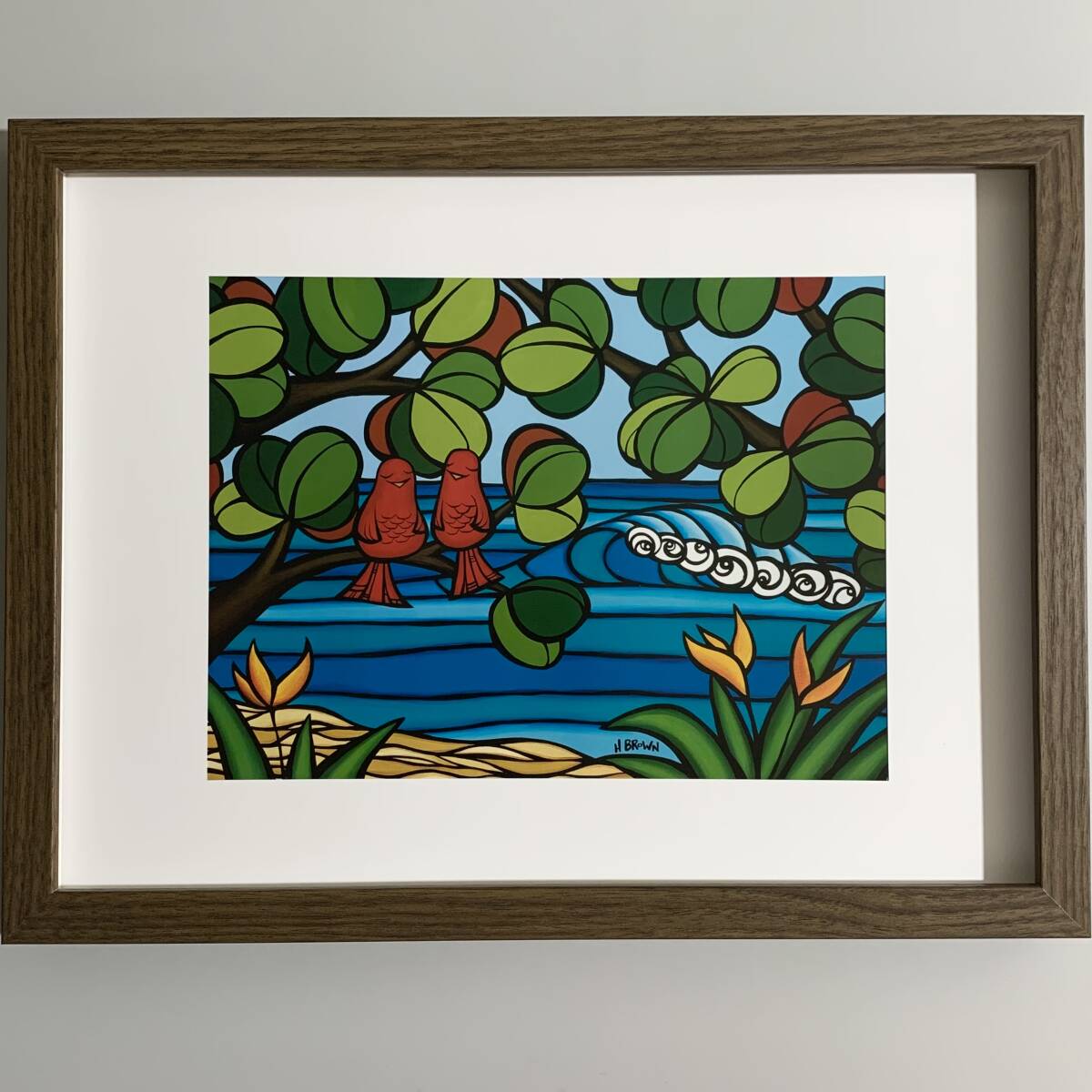 純正 額付き ヘザーブラウン Heather Brown ププケア サーフ 純正 額付き ヘザーブラウン Heather Brown ププケア サーフ