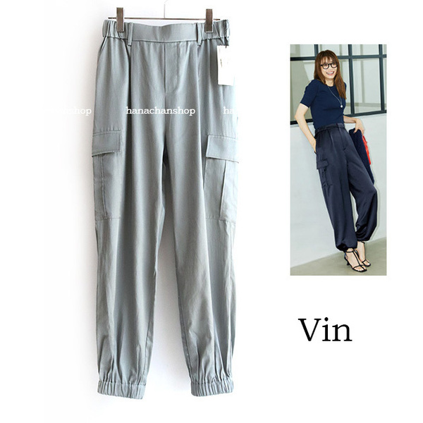 定価17000円【新品】日本製・スコットクラブ ヤマダヤ★Wゴム入りキレイめ美人カーゴパンツ★Vin ヴァン