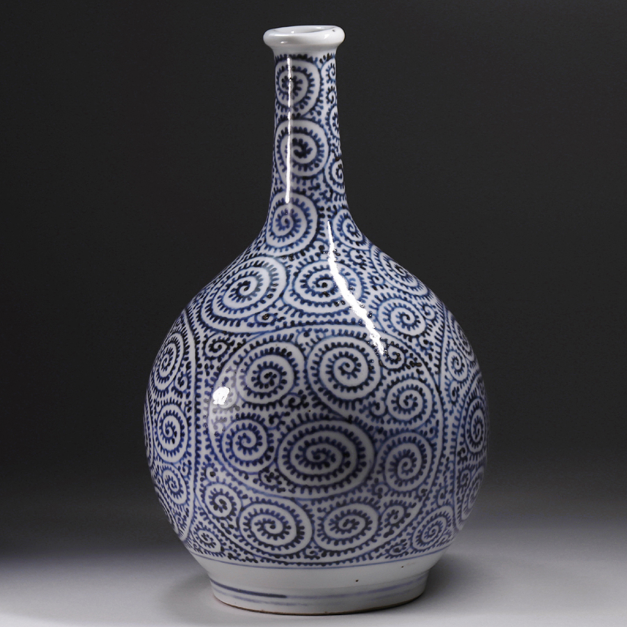 レア時代物 古伊万里 染付 蛸唐草模様 徳利/一輪挿し/花器(高さ18.5cm) 2025年最新】Yahoo!オークション -古伊万里 蛸唐草 徳利の中古品
