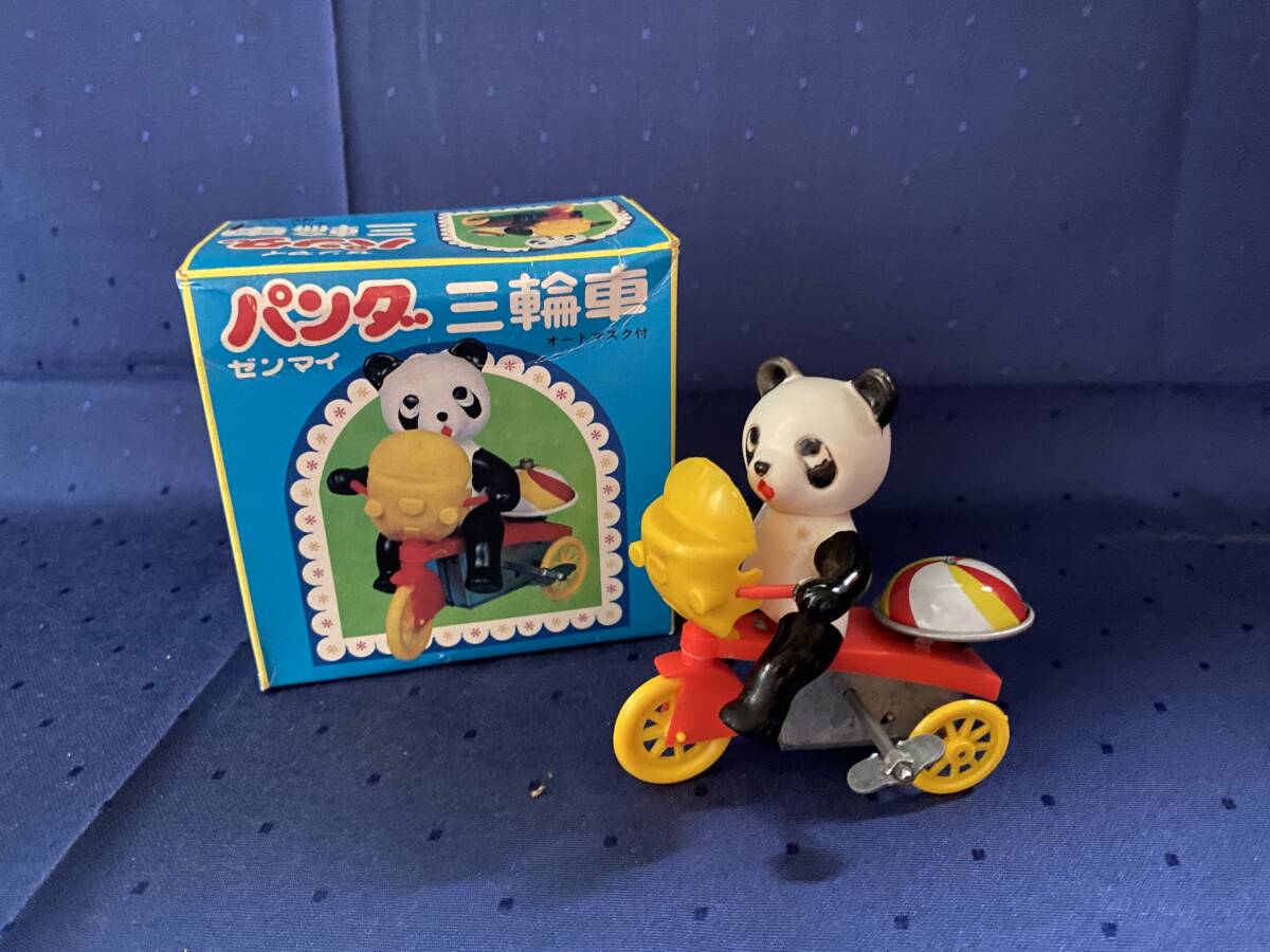 ゼンマイ式 三輪車 パンダ フィギュア 昭和レトロ Yahoo!オークション -「*昭和レトロ!! 三輪車」(おもちゃ