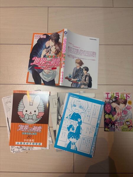 【裁断済みBL】まとめ買い 世界一初恋 20 小冊子付き特装版 中村春菊