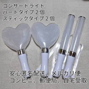 ※ハートタイプ2個、ステックタイプ2個、シルバー、ペンライト