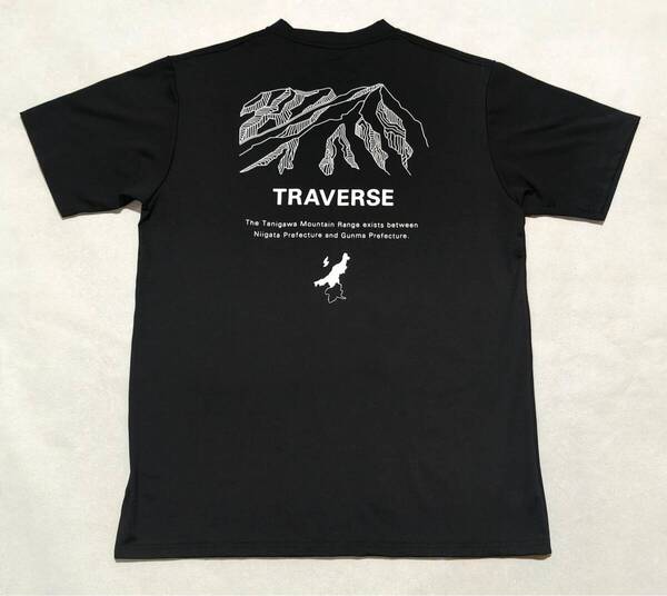 新品タグ付きsnow peak スノーピーク TONEDTROUT コラボ半袖 Tシャツ XLサイズ 谷川岳ブラック