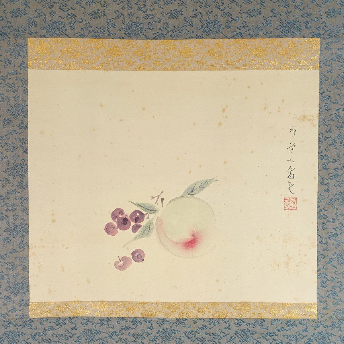 真作/矢野橋村/橋立や/松画賛/矢野鉄山の桐極箱二重箱付/布袋屋掛軸HH-991 真作/矢野橋村/橋立や/松画賛/矢野鉄山の桐極箱二重箱