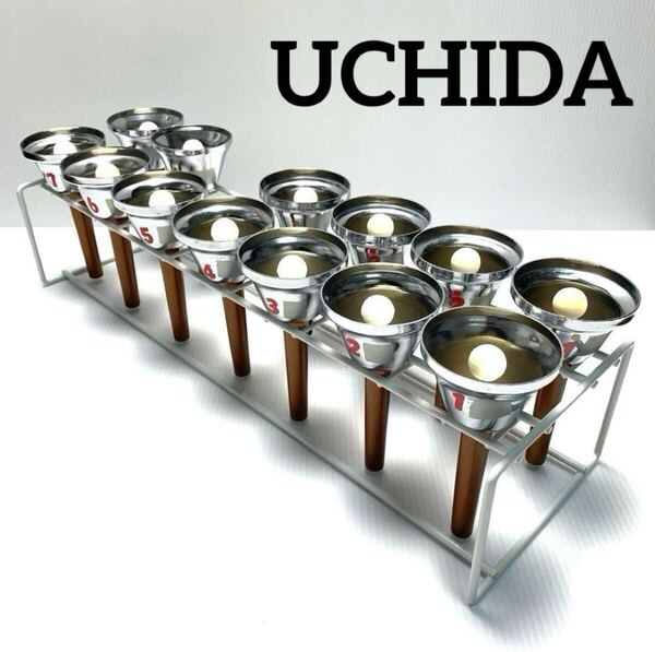 送料無料 UCHIDAウチダ ミュージックベル13音 内田洋行 内田楽器 ハンドベル Bell