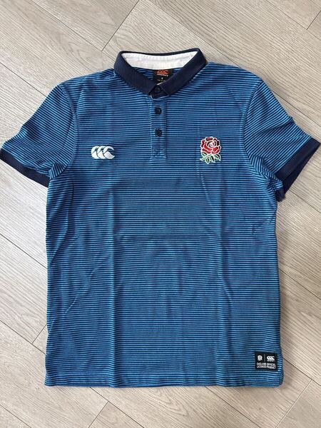 canterbury ラグビー イングランド代表 ポロシャツ カンタベリー Sサイズ(日本M相当)美品
