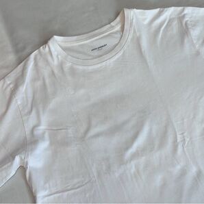 状態良好 ジョンスメドレー JOHN SMEDLEY Tシャツ 半袖 コットン 綿 ホワイト系 サイズ 3 M~L クルーネック Tシャツ 白T