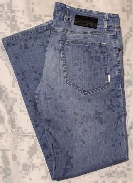状態良好 PT TORINO ピーティートリノ サイズ 29 S〜M コットンパンツ ブルー系 SWING デニムパンツ ジーンズ ダメージ加工 ストレッチ