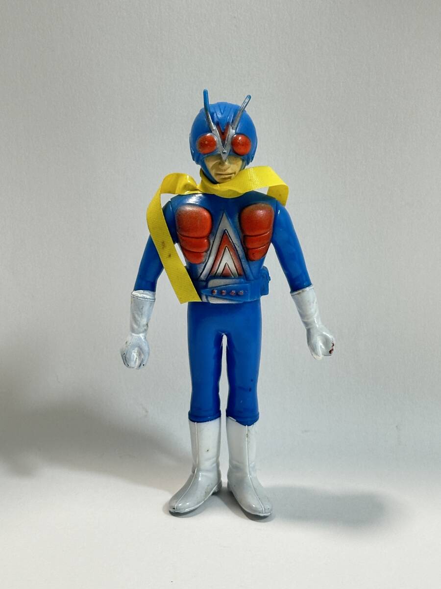 在庫最後 人形 仮面ライダー ソフビ人形 ライダーマン マスク Yahoo!オークション -「ライダーマン ソフビ」の落札相場・落札価格