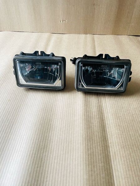 デコトラ レトロ バス サロンバス ヘッドライト ヘッドランプ 24V 角型 角目 24385 KOITO 左右 小糸 KOITO LED 点灯確認 1