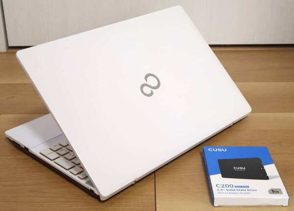 ★超美品プレミアムホワイト★Core i7-8550U/新品1TB SSD/16GB/フルHD/Hi-Res/Blu-ray/Win11/Office 2016★富士通LIFEBOOK AH53/C3