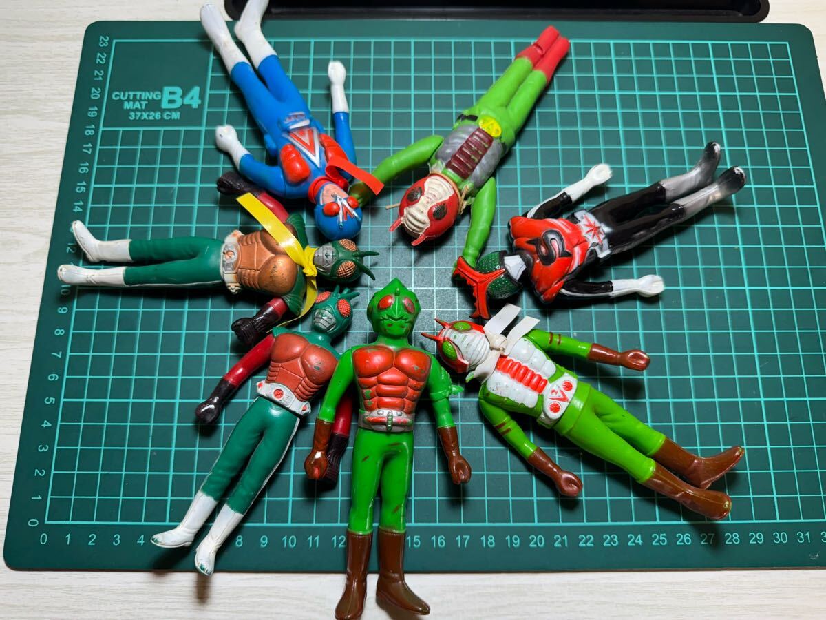 ☆スカイライダー ネオショッカー ソフビ3体セット☆ Yahoo!オークション -「スカイライダー ソフビ」(ビンテージ) の