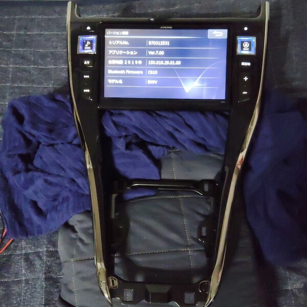 新品パネル ハリアー 60系 前期 EX9V-HA アルパイン ALPINE ナビ BIG X ビッグX CD Bluetooth トヨタ メモリーナビ