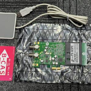 PLEX PX-W3PE V1.3 地デジ・BS/CS110テレビチューナーチューナー + Identiv CLOUD 2700 R カードリーダー + B-CASカード