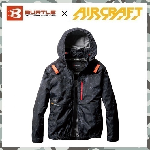 2025 新商品 【 新品 送料無料 】 XL バートル BURTLE ハイバック ファン 長袖 ブルゾン 空調服 AC2081 ストーム ブラック エアー クラフト
