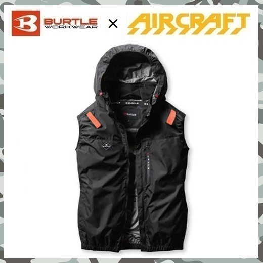 2025 新商品 【 新品 送料無料 】 XXL バートル BURTLE サイド ファン AC ベスト 空調服 AC2064 ブラック エアー クラフト