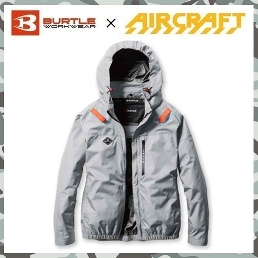 2025 新商品 【 新品 送料無料 】 3XL バートル BURTLE サイド ファン AC 長袖 ブルゾン 空調服 AC2061 アッシュ グレー エアー クラフト