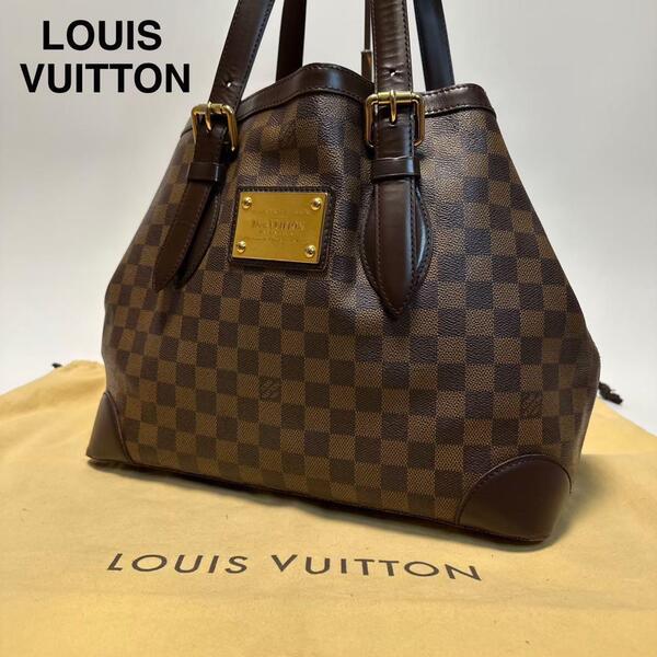 r48【極美品】ルイヴィトン LOUIS VUITTON ダミエ ハムステッドMM トートバッグ 肩掛け ハンドバッグ ワンショルダーバッグ