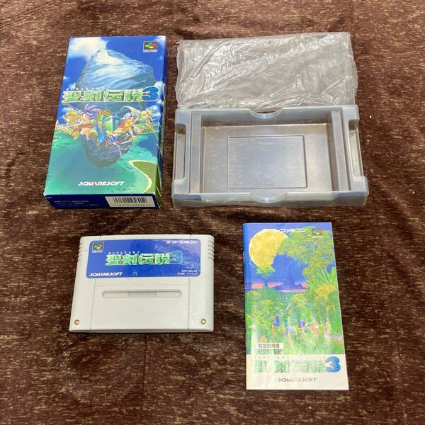 聖剣伝説3 スーパーファミコンソフト スーファミ 箱説付 ゲームソフト SFC