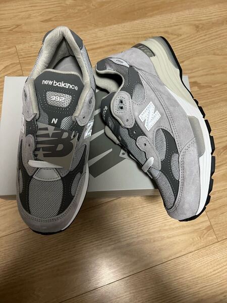 一点もの 送料無料 新品 NEW BALANCE U992GY スニーカー 26.5cm 2025ss グレー