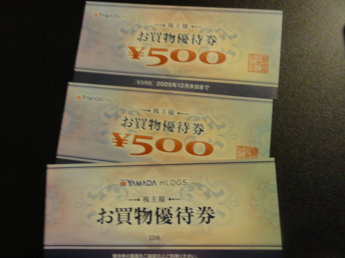 ヤマダ電機　お買物優待券　株主優待　500円×13枚(6,500円分) ヤマダ電機 株主優待 株主お買物優待券 10枚 計5000円分 - メルカリ