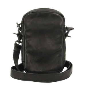 iolom イオロム ショルダーポーチ Mini rectangle pouch bag ソフトホースレザー ブラック 黒 24004813