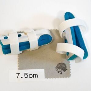 指サポーター ギプス 指用 固定 7.5cm 2個 保護 金属 骨折 捻挫
