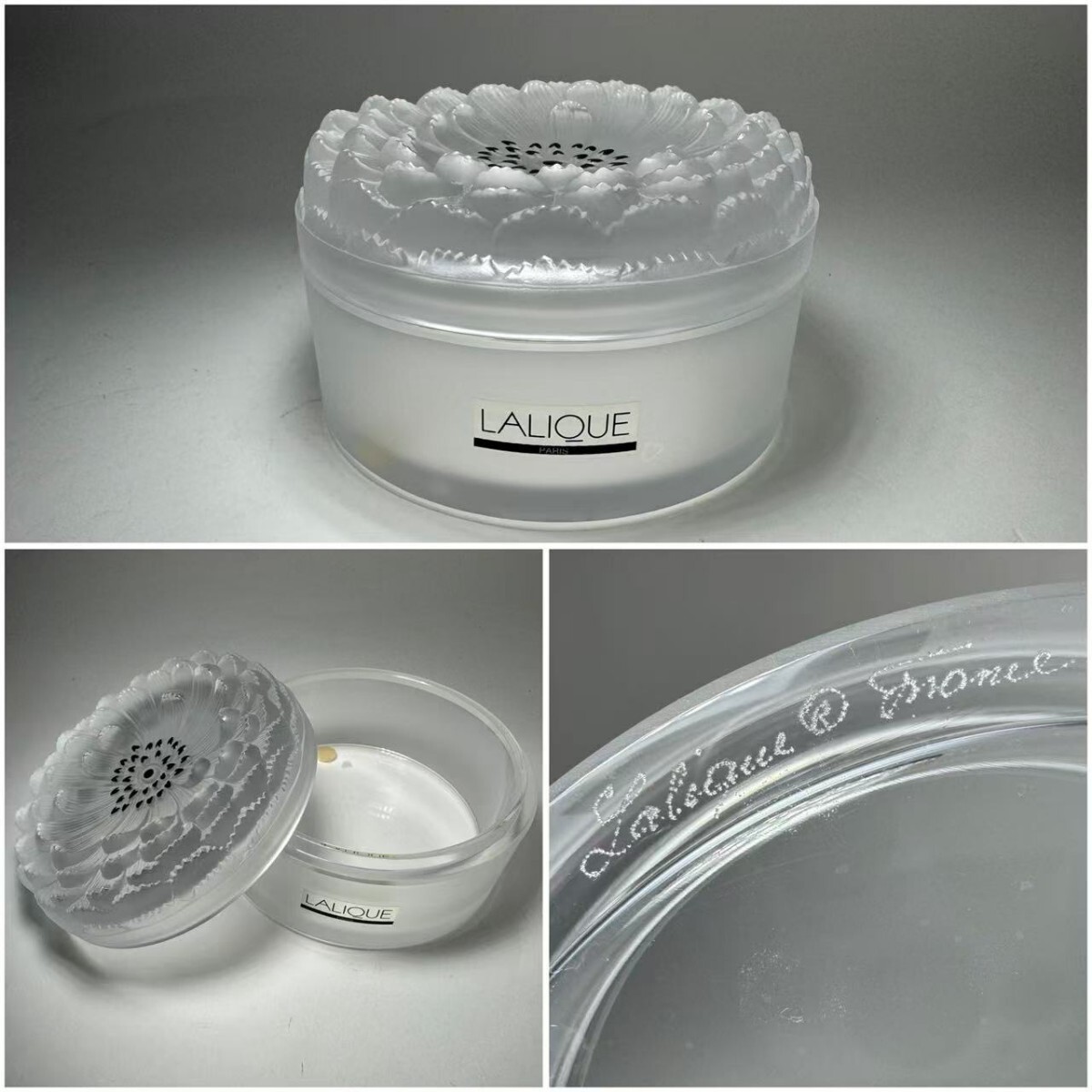 ルネ・ラリック R LALIQUE 蓋物 小物入れ パウダーボックス 未使用 Yahoo!オークション -「ラリック 蓋物」の落札相場・落札価格