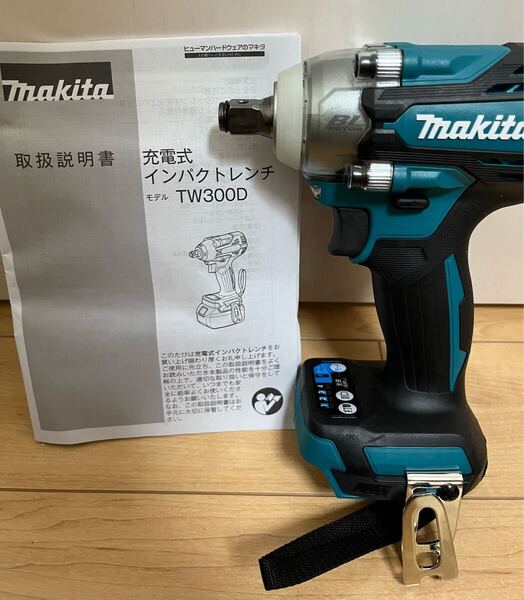 送料無料 未使用 makita マキタ 充電式インパクトレンチ 電動工具 18V tw300drgx本体のみ