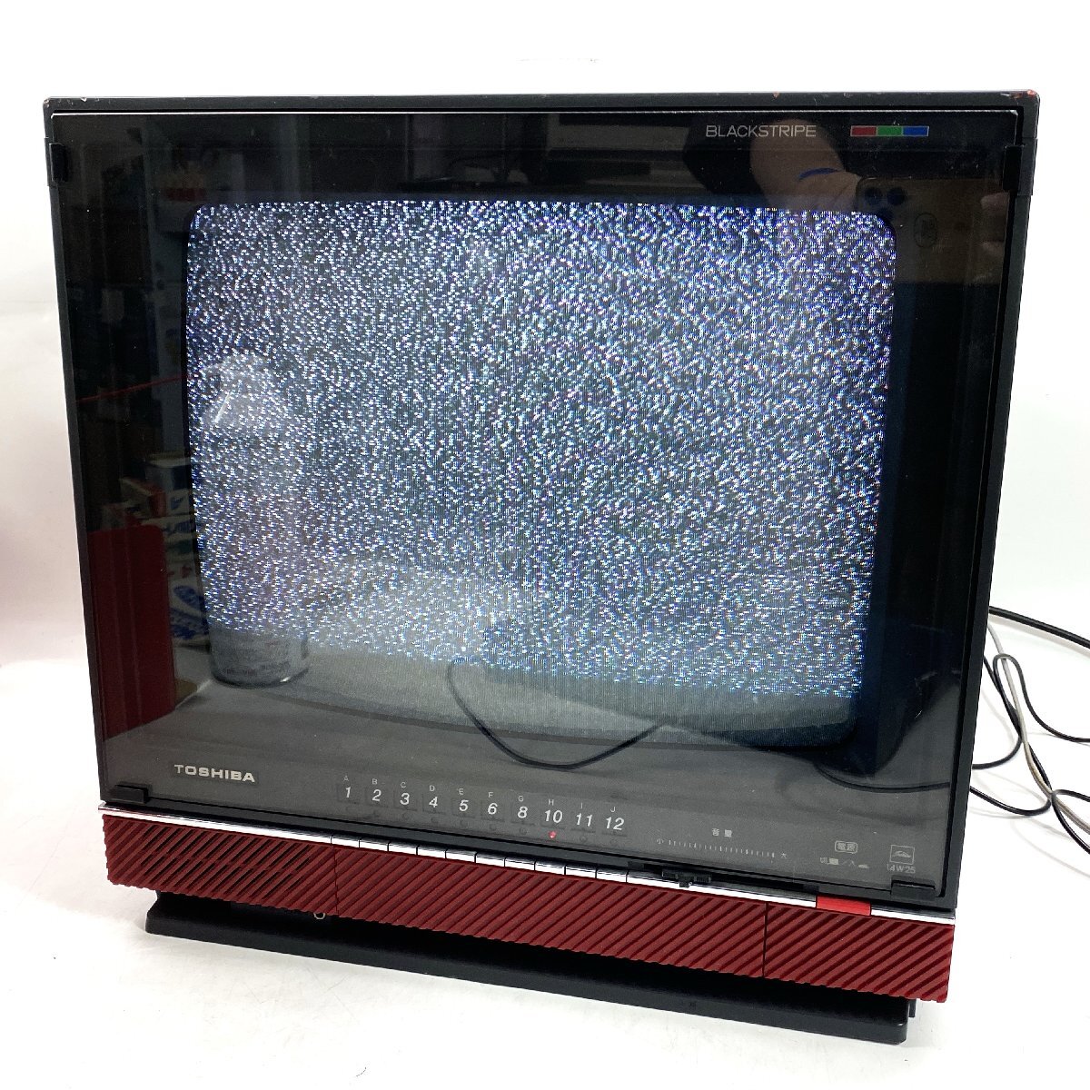 昭和レトロ 東芝 ブラウン管カラーテレビ BLACKSTRIPE 13P20 Yahoo!オークション -「東芝ブラウン管テレビ」(テレビ) (映像