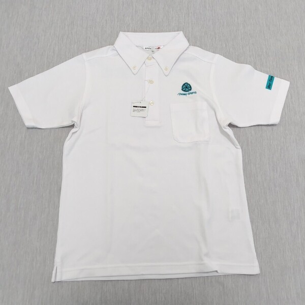 \送料込み!/☆新品タグ付き☆【SACOL design】半袖ポロシャツ白ホワイトSSサイズゴルフウェアGOLFスポーツファッション