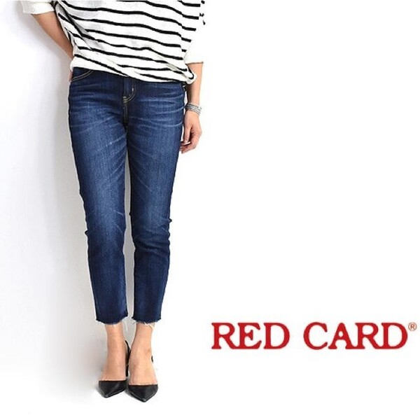 【夏に快適】RED CARD/レッドカード 26404-akm/Anniversary Cropデニムパンツ23 日本製