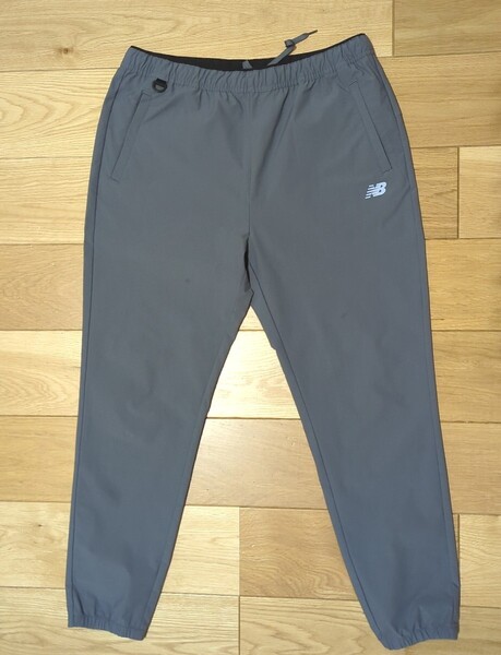 送料無料 ニューバランス New Balance メンズ ウインドパンツ ウーブンジョガーパンツ グレー 灰色 XL Dカン NB 大谷 翔平 ストレッチ UV
