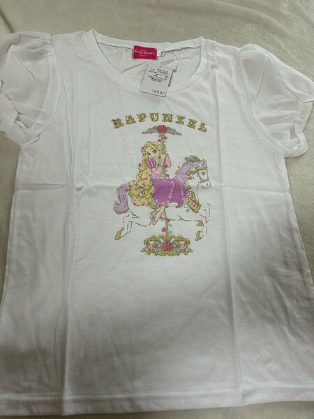 ◇ プリンセス ラプンツェル 半袖 Tシャツ Mサイズ(レディースサイズ) 袖が可愛い TDR ディズニーリゾート