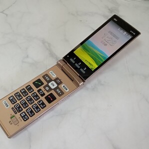 K4401 au SIMフリー 簡単ケータイ KYF38 KYOCERA 簡易確認&簡易清掃&初期化OK 判定○ 送料無料 WebにてSIMロック解除受付手続済み