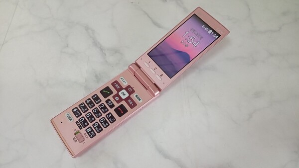 K4403 au SIMフリー 簡単ケータイ KYF36 KYOCERA 簡易確認&簡易清掃&初期化OK 判定○ 送料無料 WebにてSIMロック解除受付手続済み
