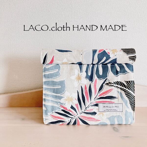 LACO.cloth HAND MADE *保冷 保温 ランチバッグ お弁当袋 ① ハンドメイド