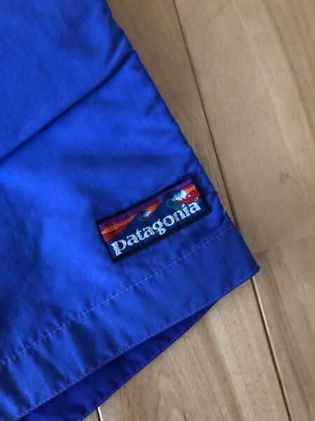 90s 波タグ ヴィンテージ patagonia Surf Trunks パタゴニア バギーズ ハーフパンツ ショートパンツ バギーズショーツ 36 ゴバルト サーフ