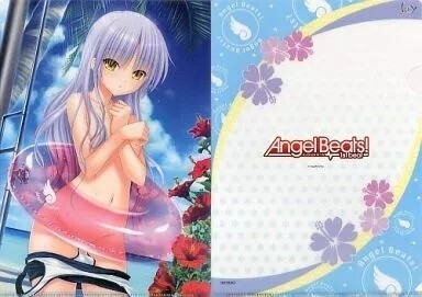 Angel Beats! -1st beat- ゲーマーズ限定版予約特典 天使 描き下ろしA4クリアファイル