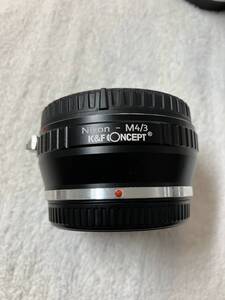 K&F CONCEPT Nikon-M4/3 ニコン-オリンパス マウントアダプター 中古