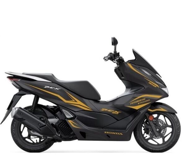 国内未発売 ホンダ HONDA PCX125 PCX160 HYBRID 用 ボディーデカール ゴールド JK05 JK06 KF47 PCX/e:HEV/160 3