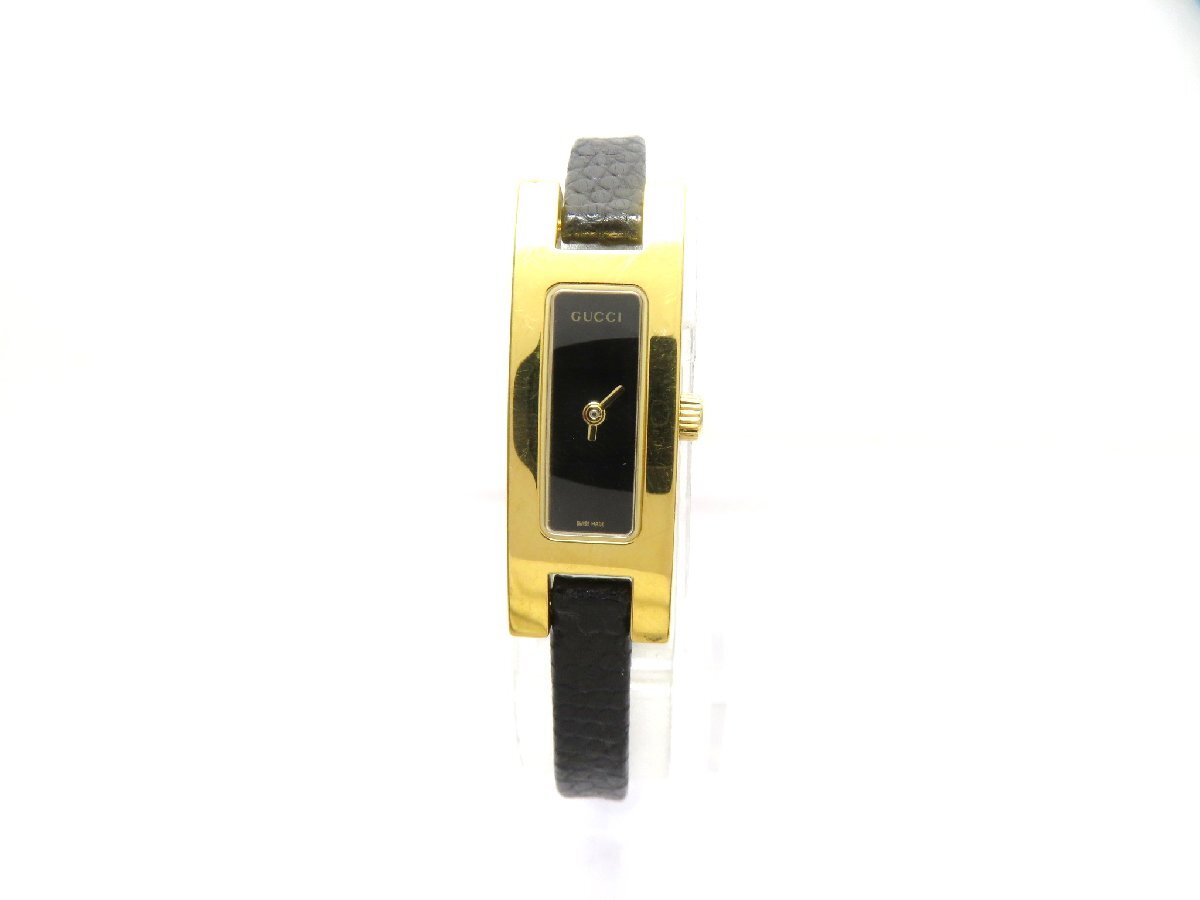 GUCCI 3900L 腕時計 ブラック×ゴールド Yahoo!オークション -「グッチ 時計 レディース 3900l」の落札