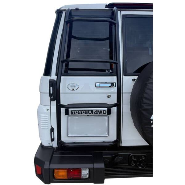 ランドクルーザー 70系 ランクル70 リヤラダー BLACK REAR LADDER LAND CRUISER70 JAOS OEM製品