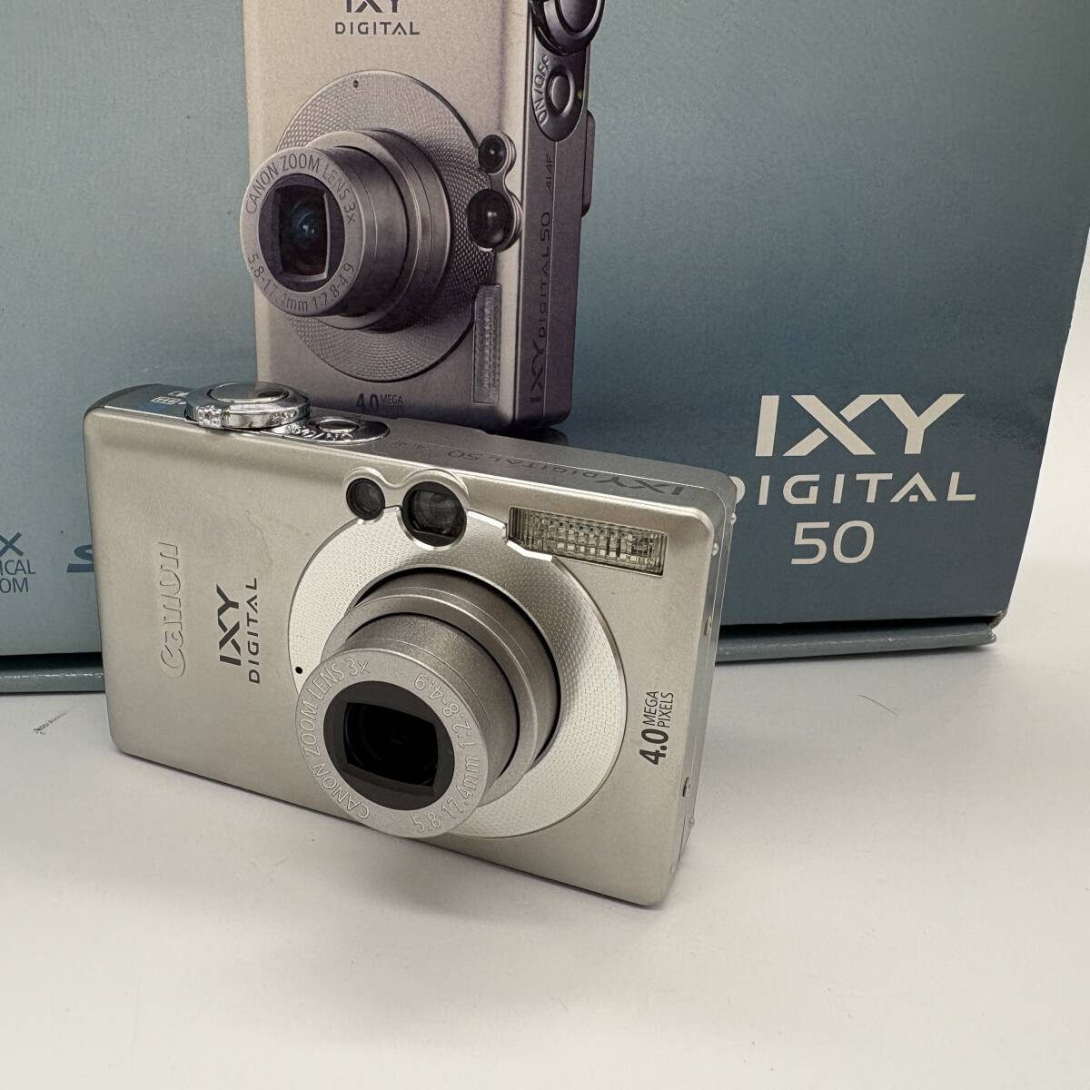 【動作確認済】Canon IXY DIGITAL 50 デジカメ カメラ 箱付き Yahoo!オークション -「canon ixy digital 50」の落札相場・落札価格