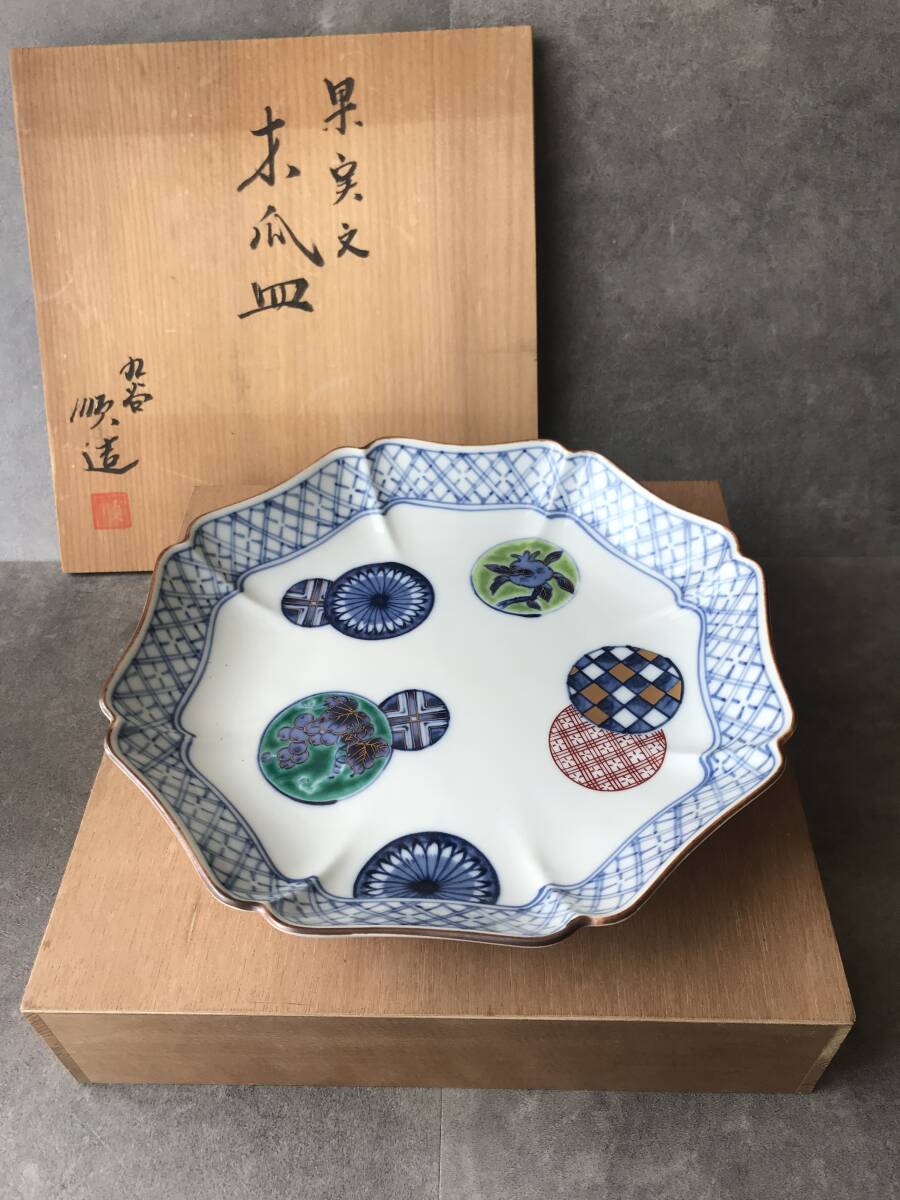 九谷焼 香祥窯 鶴 祥瑞 青海波文 銘々皿 輪花皿 5客揃 Yahoo!オークション -「九谷香祥」の落札相場・落札価格