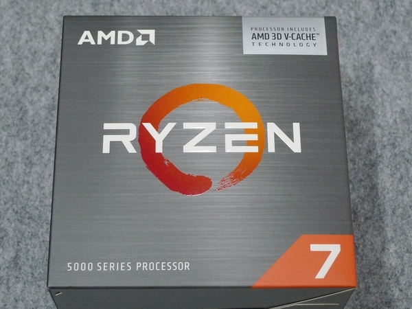 AMD Ryzen 7 5800X3D BOX ゲーミング特化CPU 3.4GHz /8コア16スレッド Socket AM4