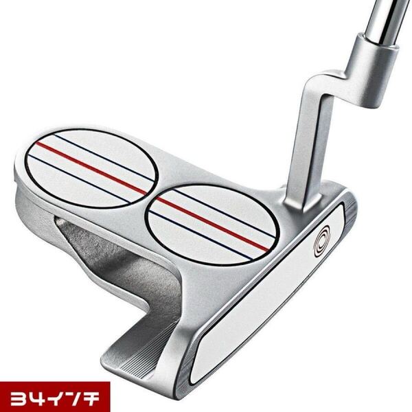 残少【新品】34インチ オデッセイ ホワイトホット オージー 2ボールブレード 2ボール ブレード トリプルトラック WHITE HOT OG 2BALL BLADE