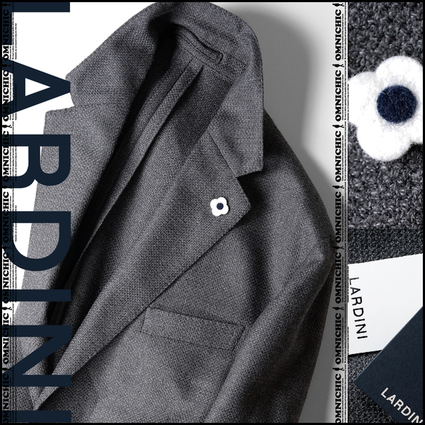 限定ラインADVANCE■新品17万【LARDINI】ラルディーニ/日本人にフィット/アドヴァンス軽やかウール2Bテーラードジャケット48/Drop7R/本切羽