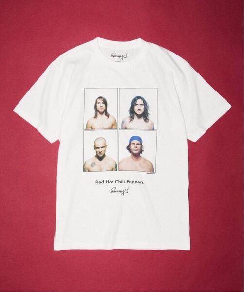 新品 ジャーナルスタンダード×レッドホットチリペッパーズプリントTシャツbyロス・ハルフィン JOURNAL STANDARD RED HOT CHILI PEPPERS